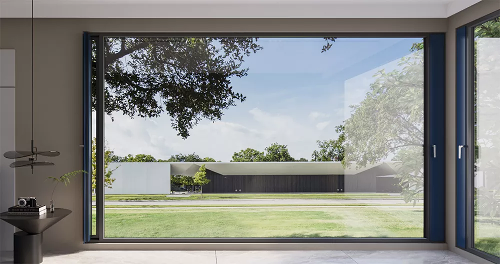 جدید رہائشی اور تجارتی عمارتوں کے لیے جدید مائیکرو وینٹیلیشن ایلومینیم ونڈوز